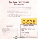 Char Lynn-Char Lynn Orbit Power Motor, Install Maintenance and Parts Manual-Orbit-01